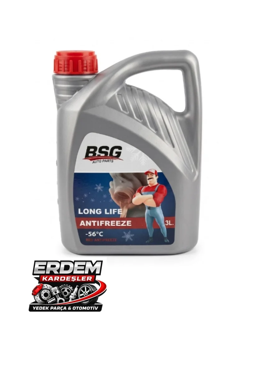 Kırmızı Organik Antifriz -56 Derece Yüksek Performanslı Motor Koruma (3 Litre)