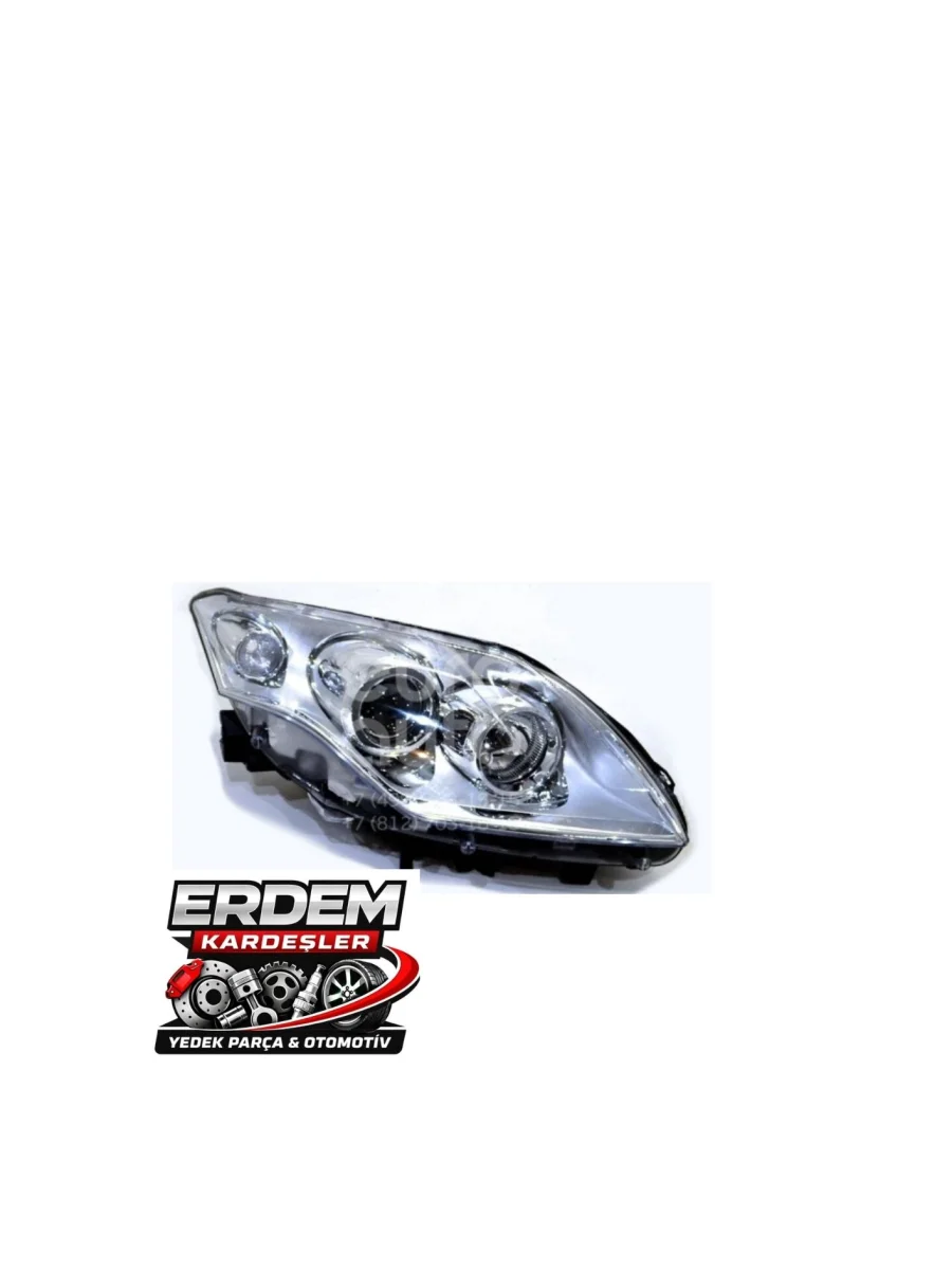 Renault Laguna 3 Sağ Far Lambası Beyaz (2008-2015) İthal 260100038R (Kargoya 2 İş Gününde Verilir)