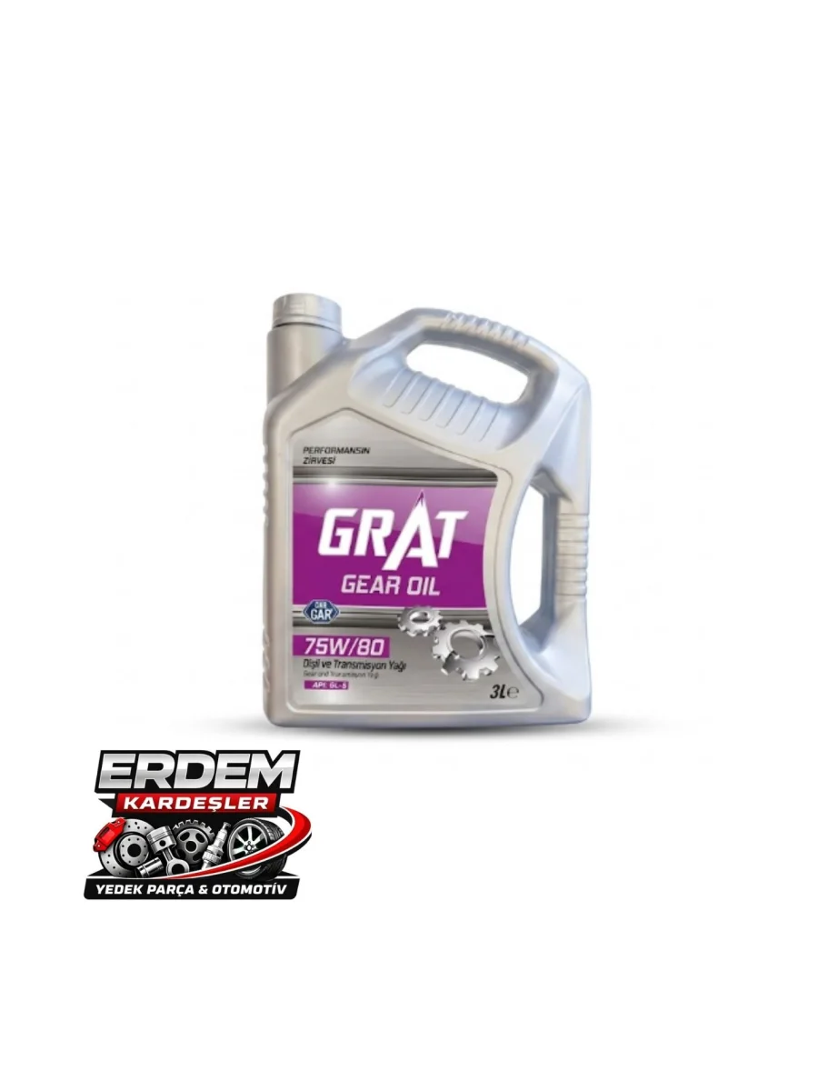 GRAT 75W-80 Manuel Şanzıman ve Dişli Yağı API GL-4/5 (3 Litre Set)